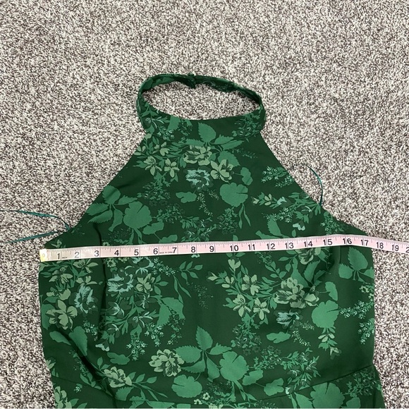Baltic Born Freya Halter Jumpsuit Emerald Green Floral Print Women’s XL - Picture 7 of 9